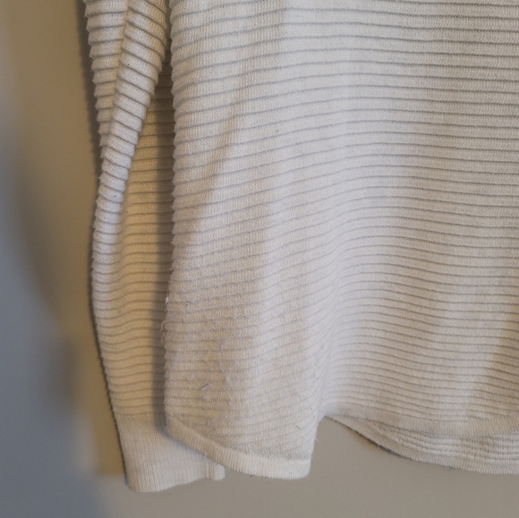 White Cowl Neck Sweater - Picture 5 of 5